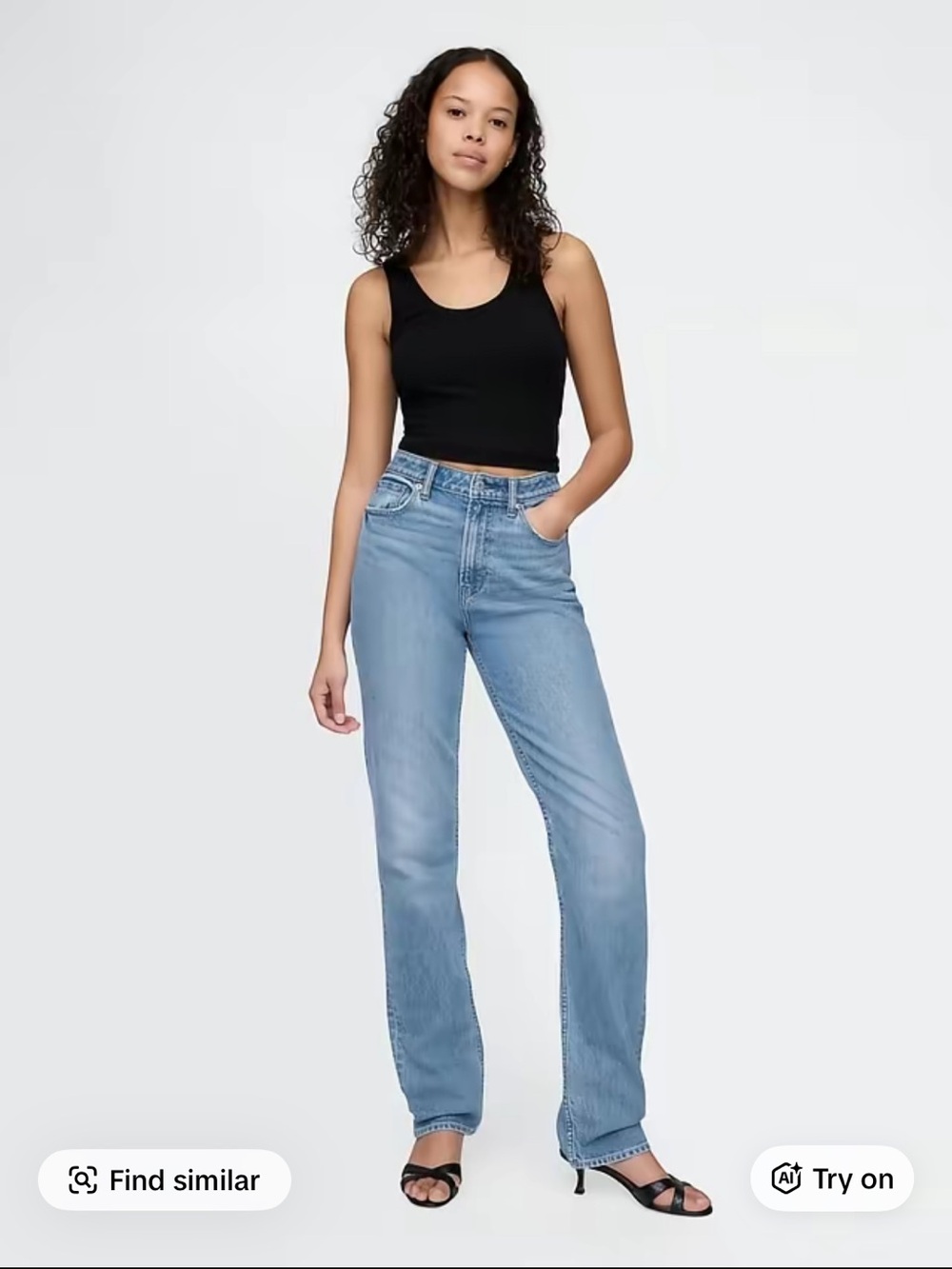 Curvy High Rise '90s Slim Straight Jeans